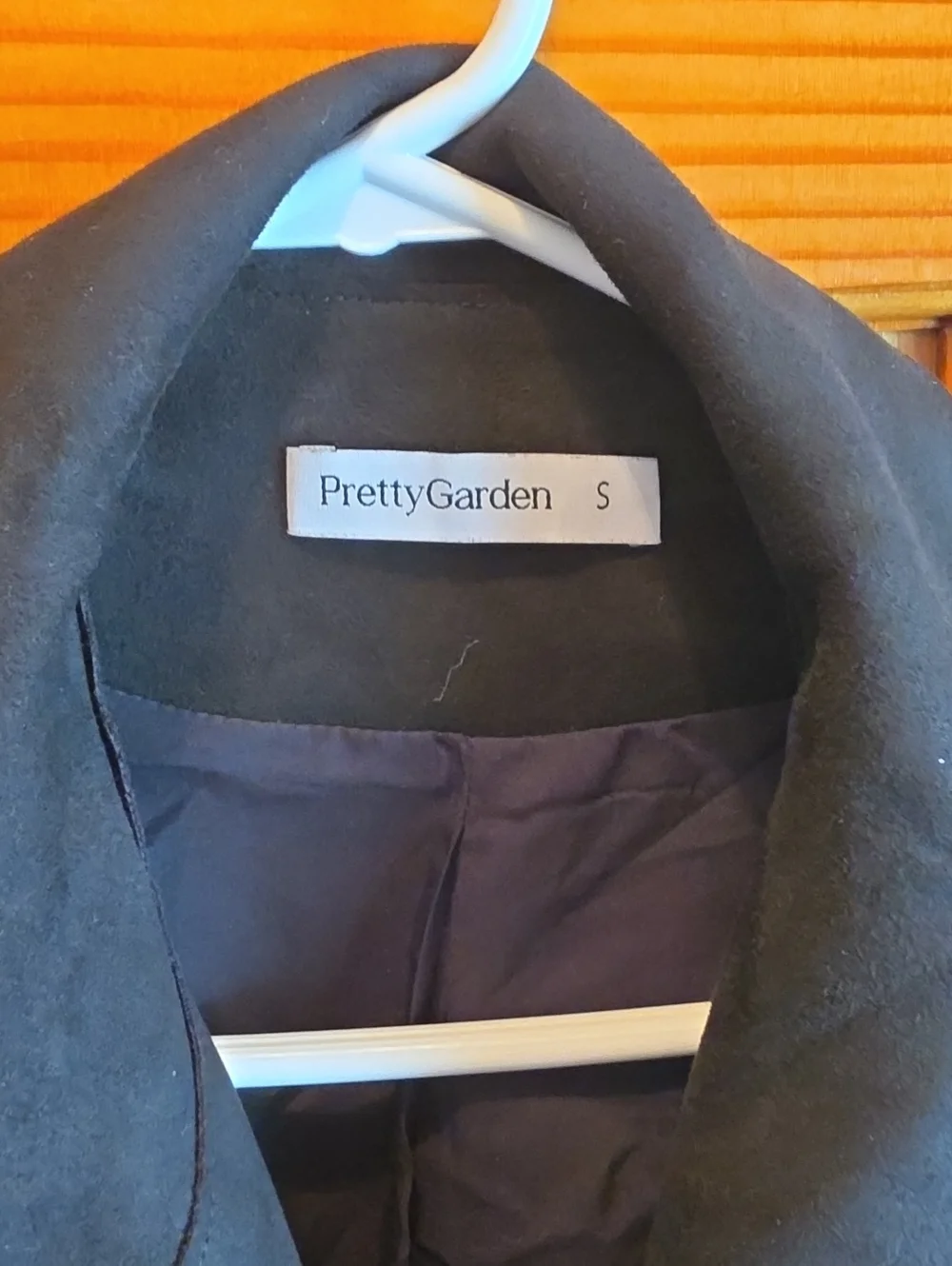 Pretty Garden Black Women's Button-Front Jacket